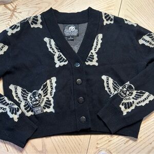 Black Butterfly Cardigan